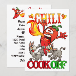 Chili Cook Off Convite