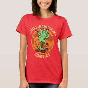 Chillin Com Minha Camiseta Zombies