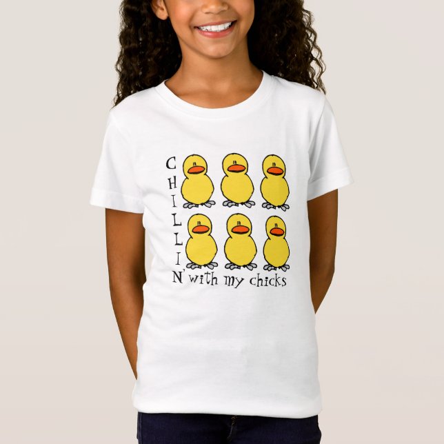Chillin com minhas camisetas engraçadas das (Frente)