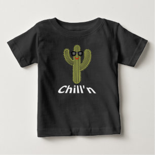 Chill'n Cactus Design - Camiseta Baby Fine Jersey