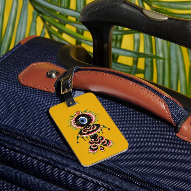 Chimera - Etiqueta de Bagagem de Pássaro (Frente Insitu 1)