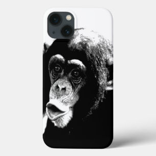 Chimpanzé Branco Preto
