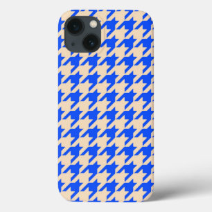China Blue Houndstooth