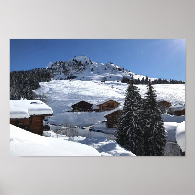 Chinaillon, Haute-Savoie, Alpes franceses Poster (Frente)