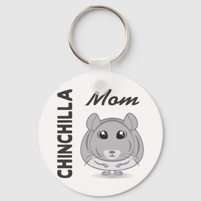 Chinchilla Mãe Chaveiro (Frente)
