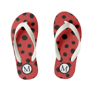 Chinelo Infantil com Monograma e Estampa de Joanin