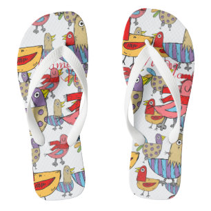 Chinelos 4 Aves Engraçadas Thunder_Cove