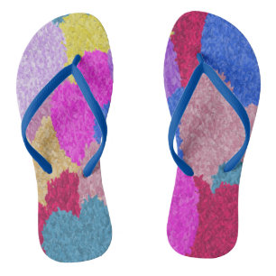 Chinelos A pintura de Abstrato de Corações Fragmentados