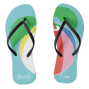 Chinelos Adultos "Beachy Keen/Beachball"