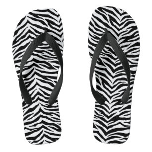 Chinelos Adultos - Chinelos de Impressão Zebra
