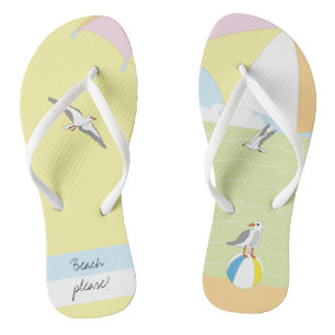 Chinelos Adultos Flip-Flops "Beach Please"