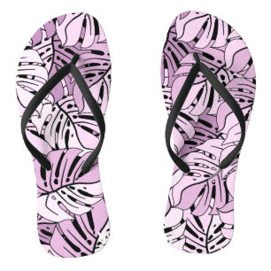 Chinelos Adultos - Folhas Tropicais