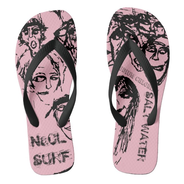 Chinelos Água salgada de NaCL SURF (Pé da cama)