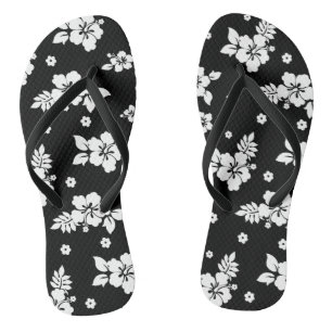 Chinelos Aloha Black Classic Hawaiian - Padrão Invisível