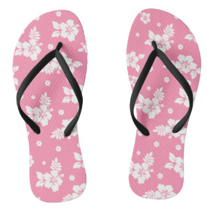 Chinelos Aloha Pink Clássico Havaiano - Padrão Invisível