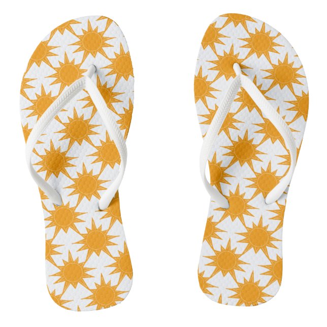 Chinelos Amarelo-alaranjado Sol solar (Pé da cama)