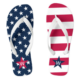 Chinelos americanos monogramas
