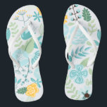 Chinelos Aqua e Floral Amarelo<br><div class="desc">Ilustração floral deliciosa e doce perfeita para primavera,  verão,  assim como para noiva,  damas de honra,  mãe da noiva,  mãe do noivo,  madrinha de casamento,  presentes de flores e muito mais!</div>