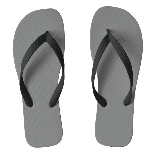 Chinelos Autoridade de Cinza Simples® (Pé da cama)