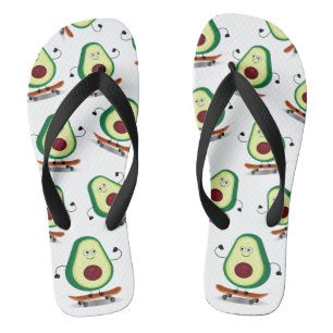 Chinelos Avocado no Skate