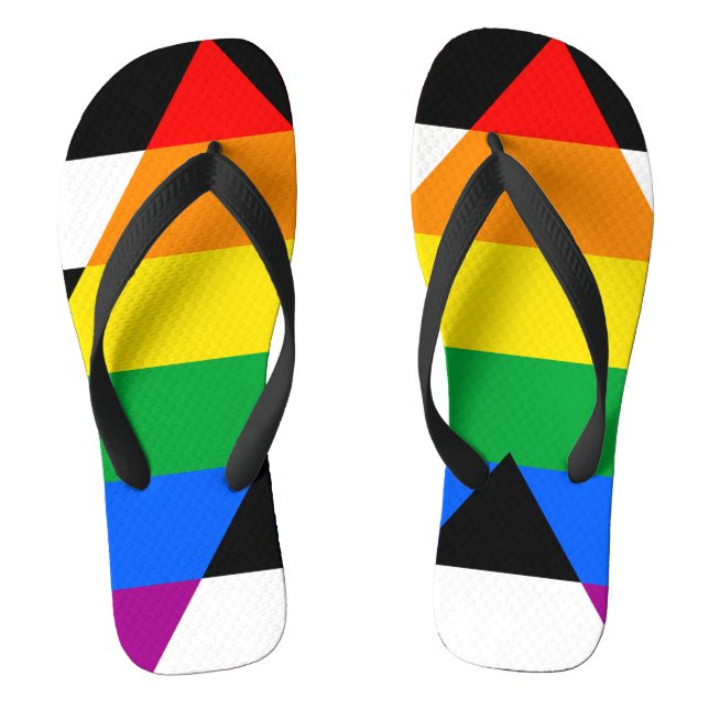 Chinelos Bandeira Aliada LGBTQ+ (Pé da cama)