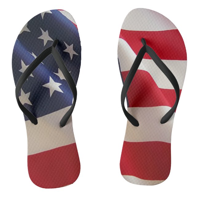 Chinelos bandeira americana (Pé da cama)