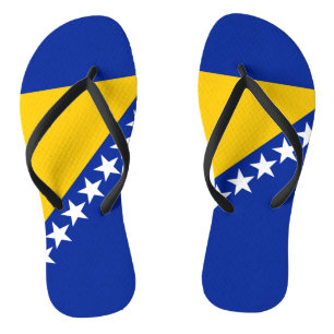 Chinelos Bandeira da Bósnia e Herzegovina