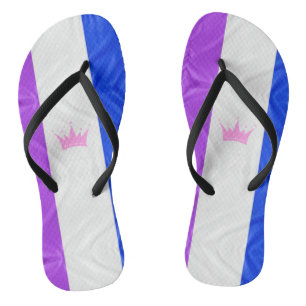 Chinelos Bandeira do orgulho da cultura drag SlipperyJoe's 
