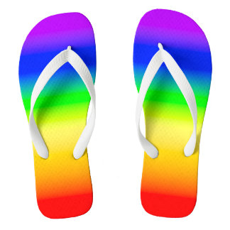 Chinelos Bandeja LGBT Arco-Íris Bandeiras Gradientes