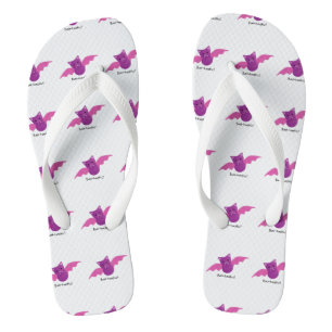 Chinelos Bat Rosa Batástico Bonito
