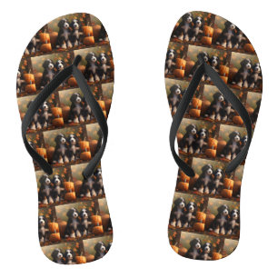 Chinelos Bernedoodle Puppy Autumn Delight Pumpkin