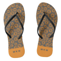 Bitmoney - Laranja Padrão e Cinzas Personalizadas