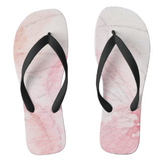 Chinelos Bonito Damas de Aquarela de Pastel Rosa