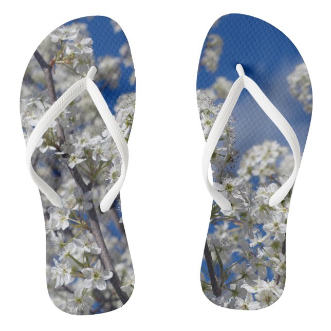 Chinelos Bradford Pear Blooms (Pé da cama)