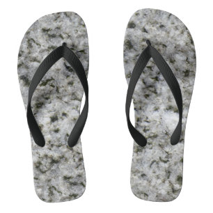 Chinelos Branco de rock granito