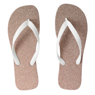 Chinelos Brilhos de Gradiente Castanho de Chocolate, Par de