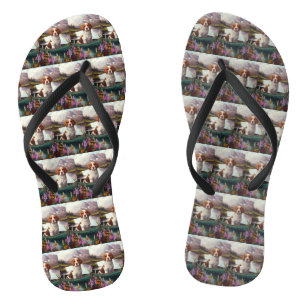 Chinelos Brittany Spaniel em um Paddle: Uma aventura Cênica