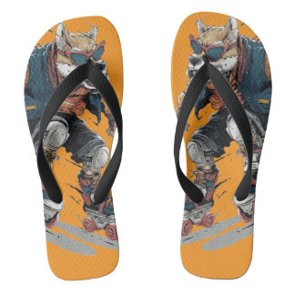 Chinelos Cachorro de patins