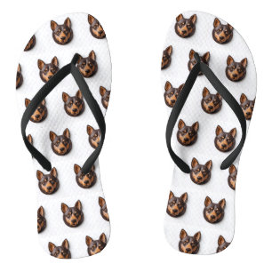 Chinelos Cachorro Kelpie Australiano Inspirado em 3D