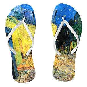 Chinelos Café Terrace à Noite (1888) Van Gogh Fine Art