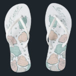 Chinelos CALÇADOS DE CASAMENTO | Calda de coral moderna<br><div class="desc">Coral funcho e design de concha de lacre. Caligrafia manuscrita que diz o melhor homem - perfeito para o melhor homem vestir na praia para a cerimônia de casamento do seu melhor amigo. Design criado para TheBarefootBride™ por © WhimsicalArtwork™. Esta é parte de uma coleção de artigos de papelaria de...</div>
