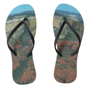 Chinelos Camadas de Rochas Vermelhas na Arizona de Sedona