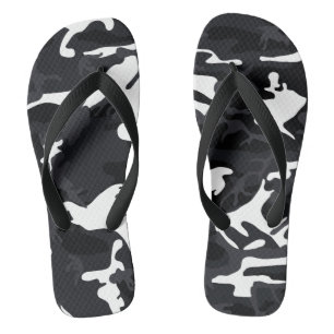 Chinelos Camo de Destaques Brancos do Ártico
