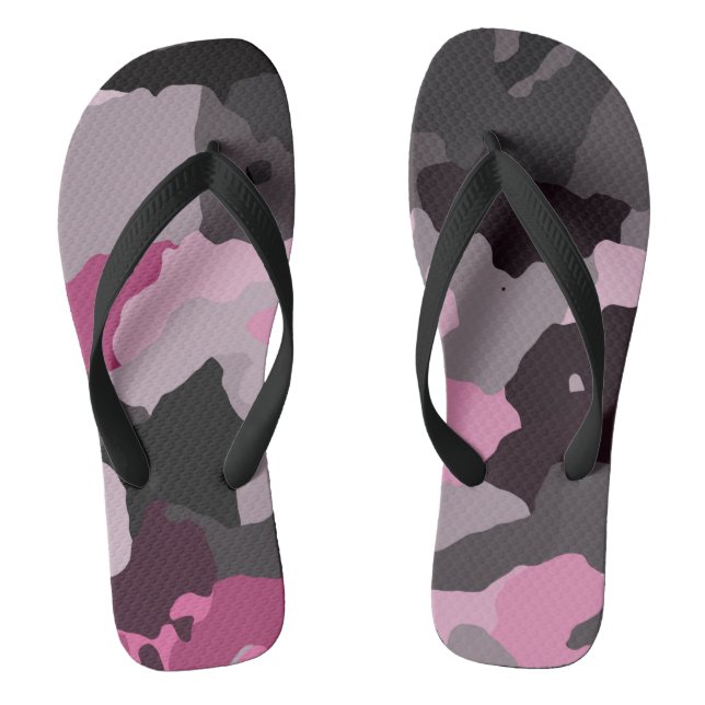 Chinelos camo rosa (Pé da cama)