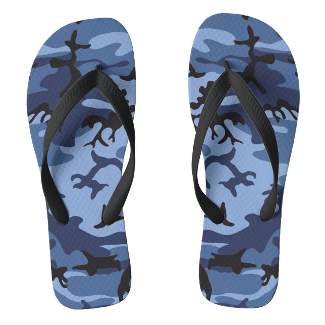 Chinelos Camuflagem Azul Marinho, Militar, Exército (Pé da cama)