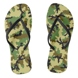 Chinelos Camuflagem florestal