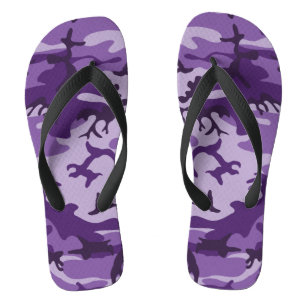 Chinelos Camuflagem Roxa, Militar, Exército