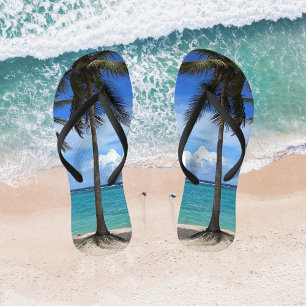 Chinelos Caribe Guadalupe de Viagem de Praia da Família