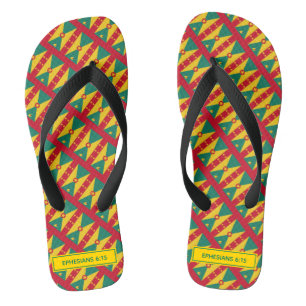 Chinelos Carnaval Patriótico Personalizado de Escritura de 