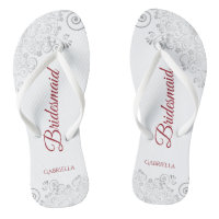 Casamento Simples de Lace Silver e Bridesmaid de S